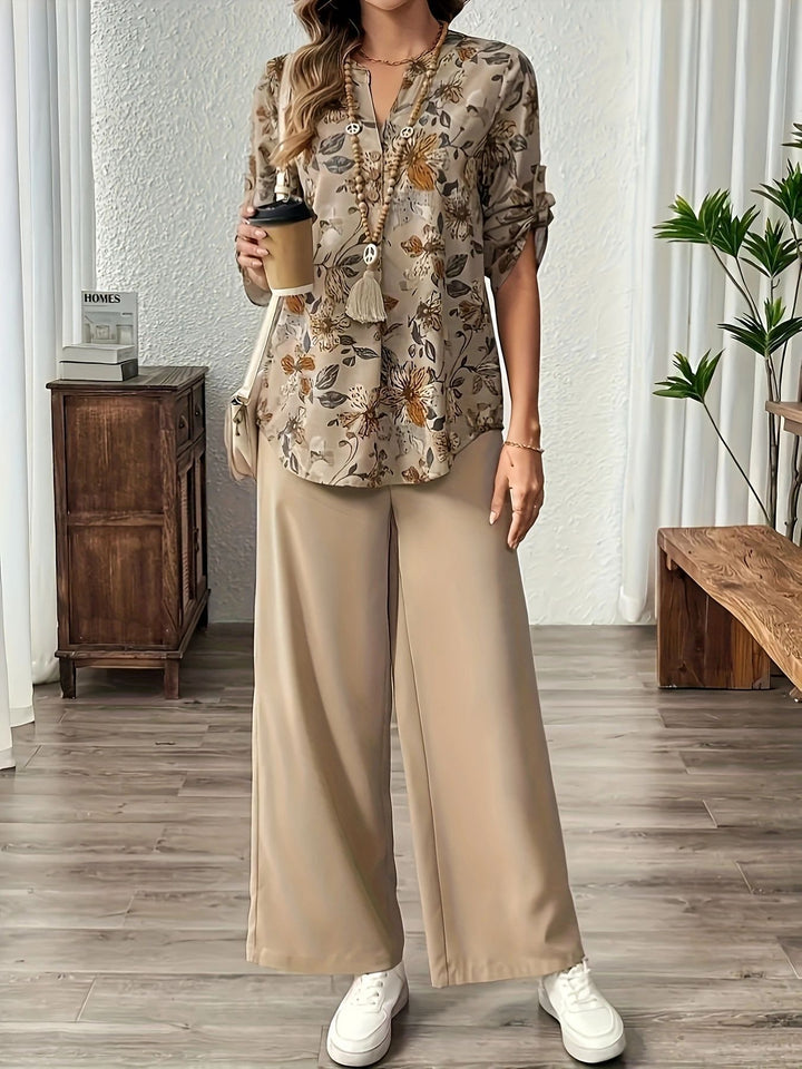 Lune London floral pattern blouse shirt for women