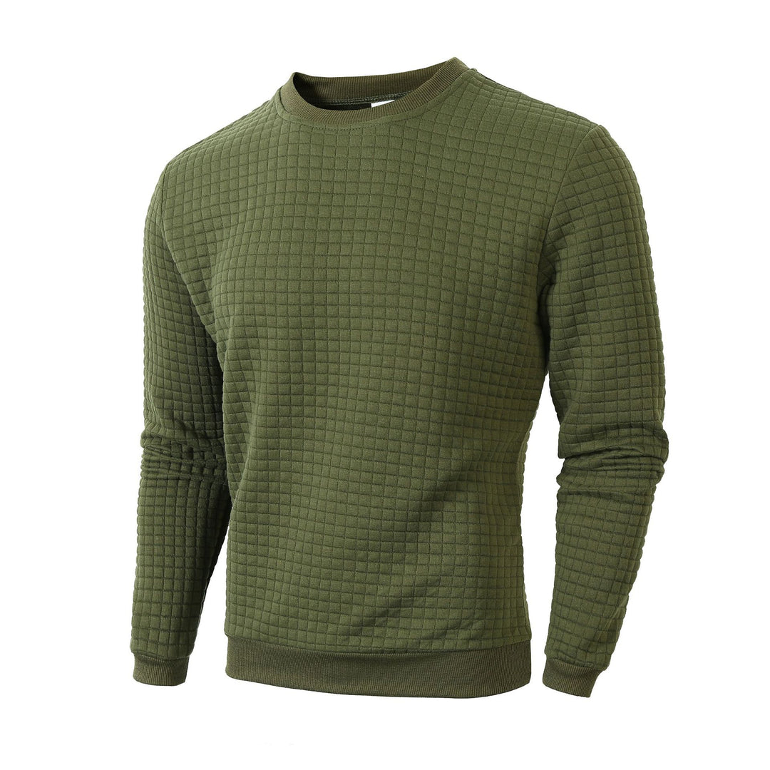 Men's sweater with textured design and round neckline Lune London