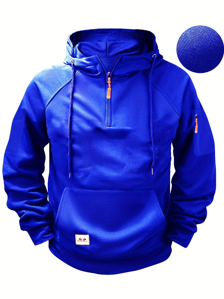 Men's sporty chic hoodie sweatshirt