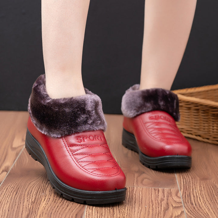 Dames pantoufles en polaire Lune London