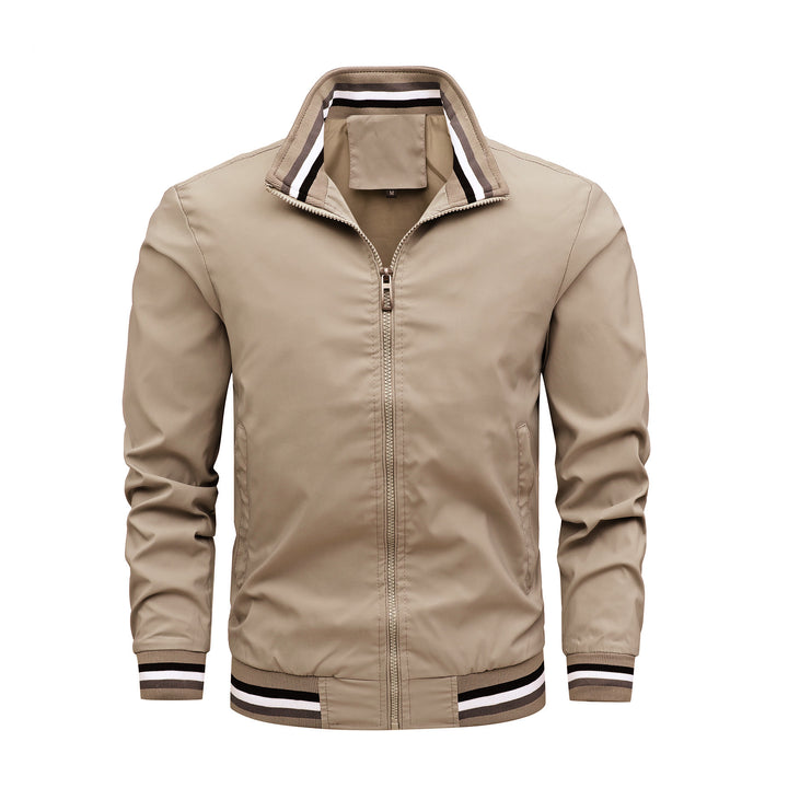 Men's sporty leisure jacket with modern stand-up collar Lune London