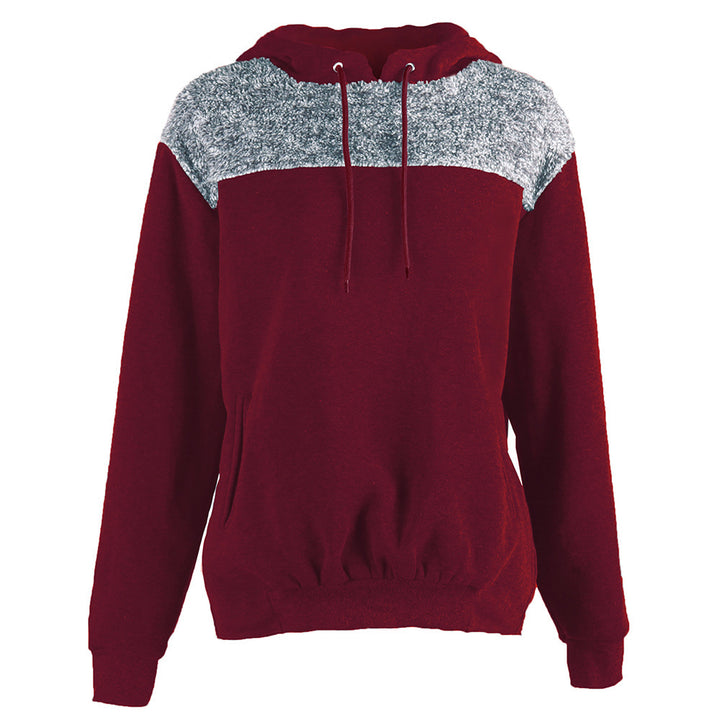 Women's hoodie with a stylish contrasting design and elastic hem Lune London