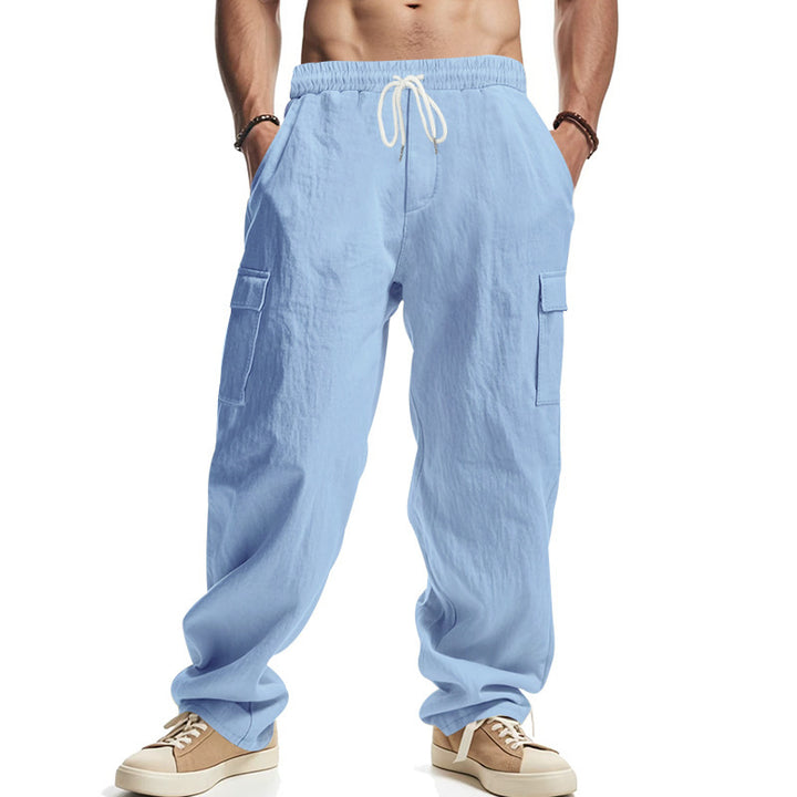 Men's cargo pants with relaxed fit and practical pockets Lune London