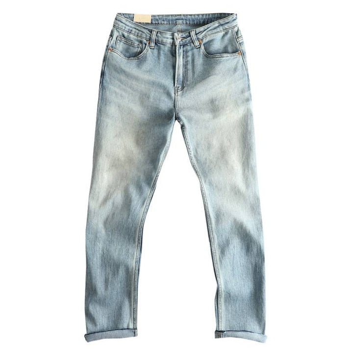 Women's denim pants with a modern slim fit, casual design and high waist Lune London