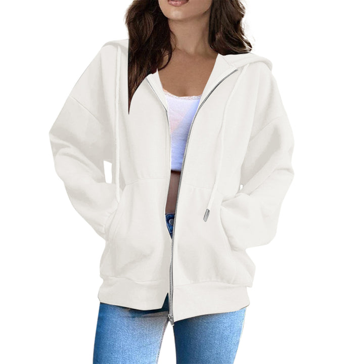 Women's hoodie jacket with cozy oversized cut Chic & Stil