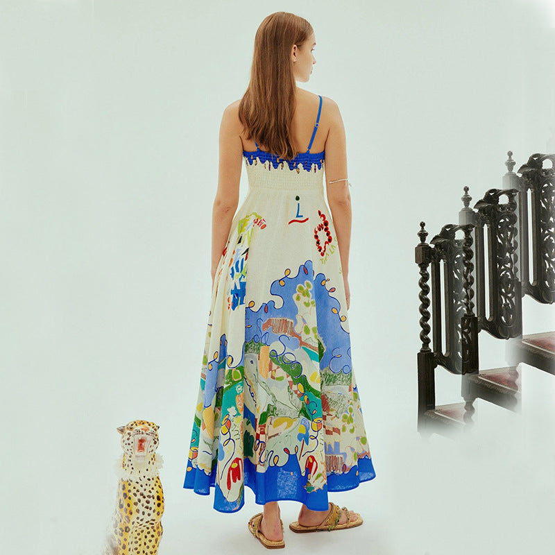 Chic & Stil Women's Bohemian Inspired Summer Maxi Dress