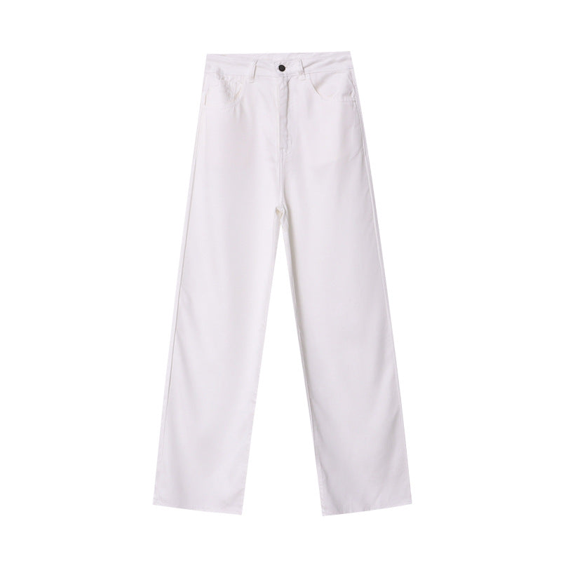 Women Fashion Wide Cut Jeans Trousers Chic & Stil