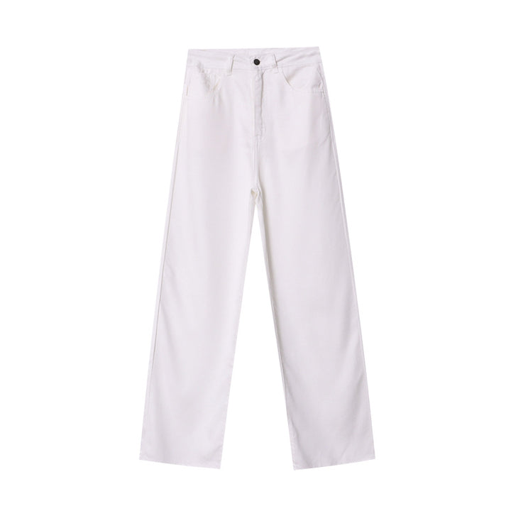 Women Fashion Wide Cut Jeans Trousers Chic & Stil