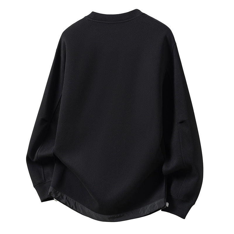 Ladies oversized sporty pullover with practical zip pockets Lune London