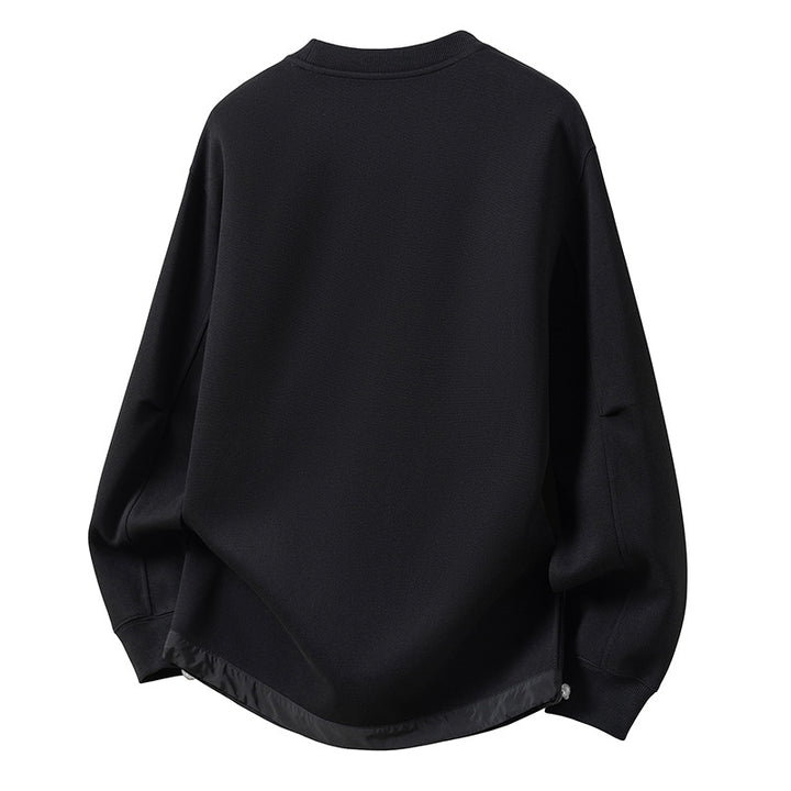 Ladies oversized sporty pullover with practical zip pockets Lune London