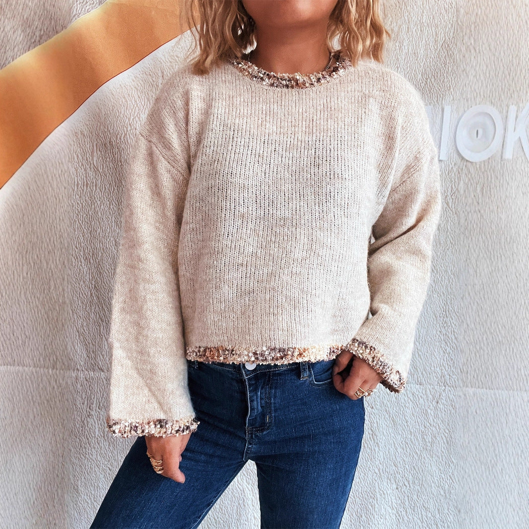 Pull à tricoter à la mode pour femmes Chic & Stil