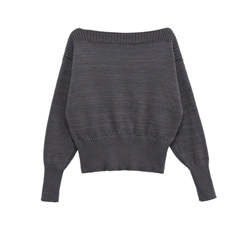Oversized casual sweater for women with modern structure design Lune London
