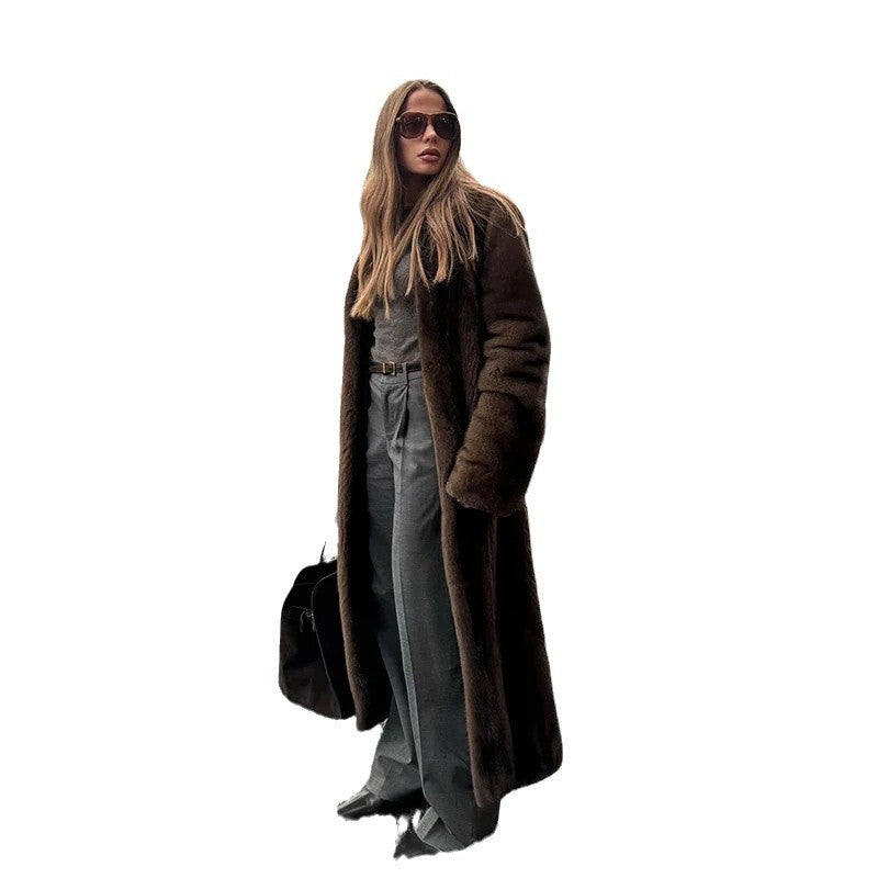 Manteau élégant en fausse fourrure pour femmes Chic & Stil