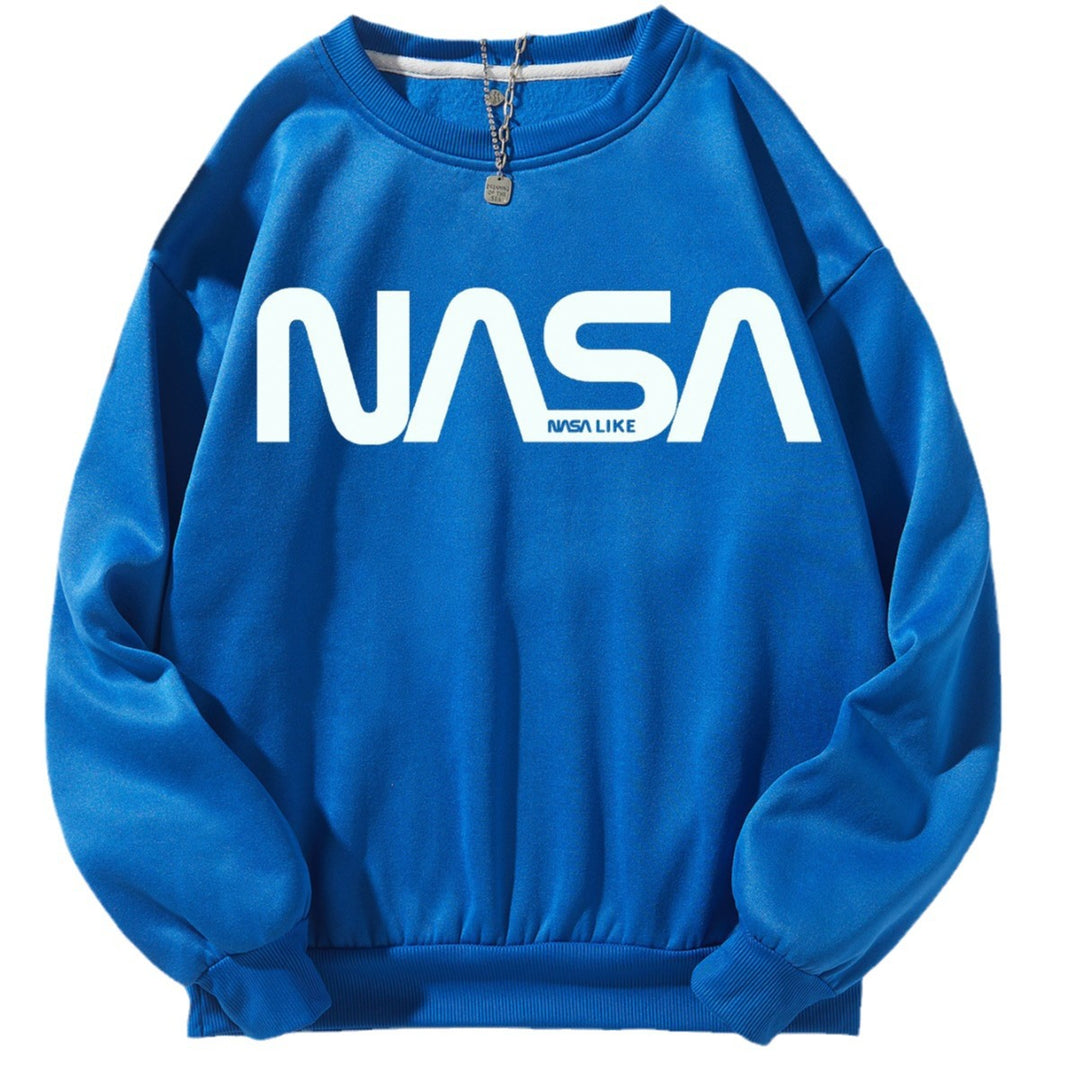 Women's casual sweatshirt with grand NASA logo Chic & Stil