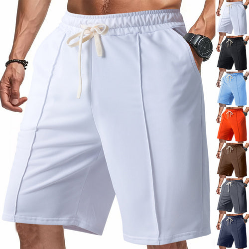 Comfortable sports shorts for men with elastic waistband and practical side pockets Lune London