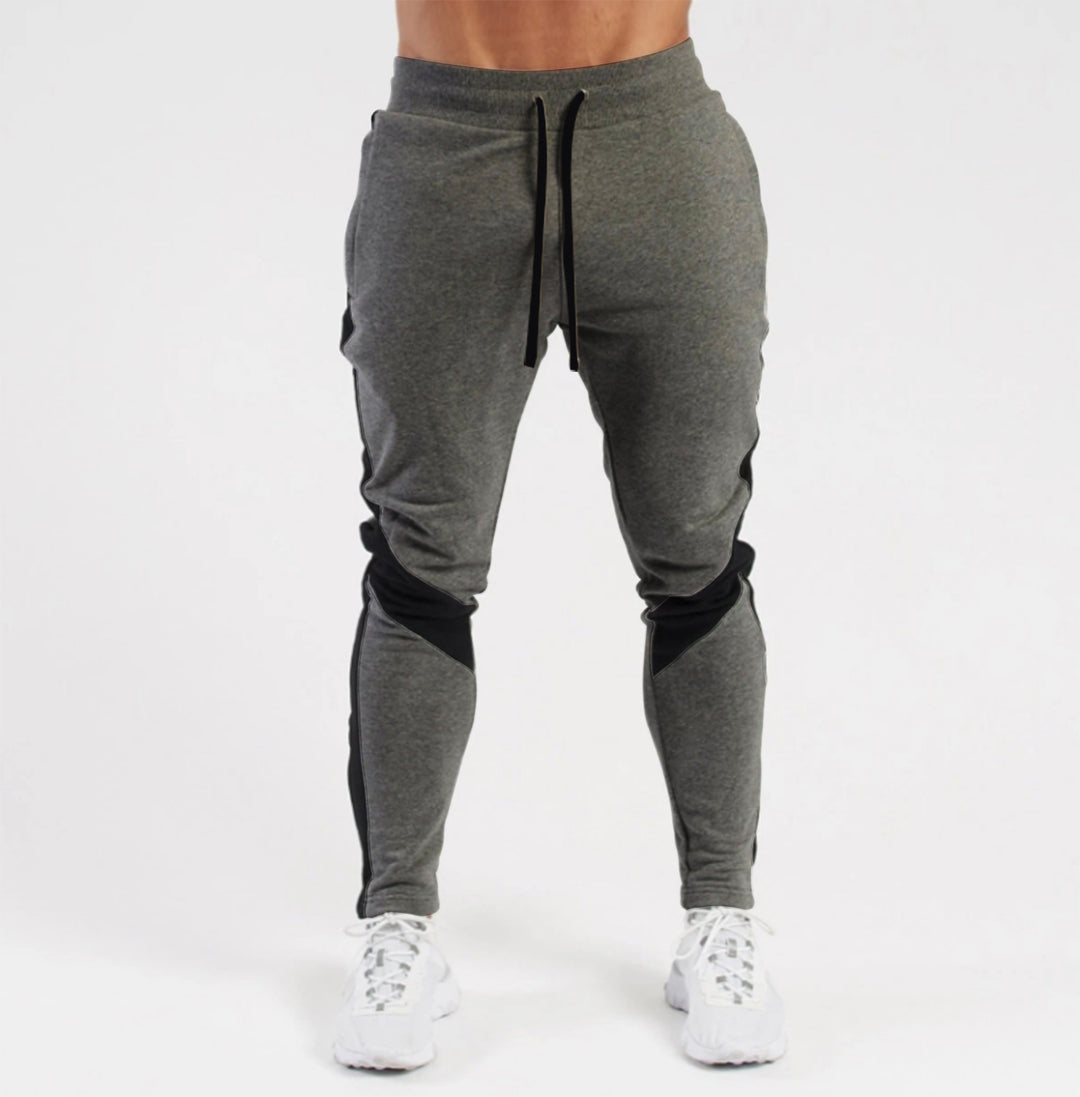 Men's athletic jogging pants with innovative cut and elastic waistband Lune London