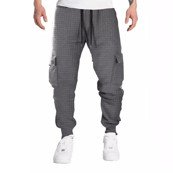 Men's cargo jogging pants with a casual chic design
