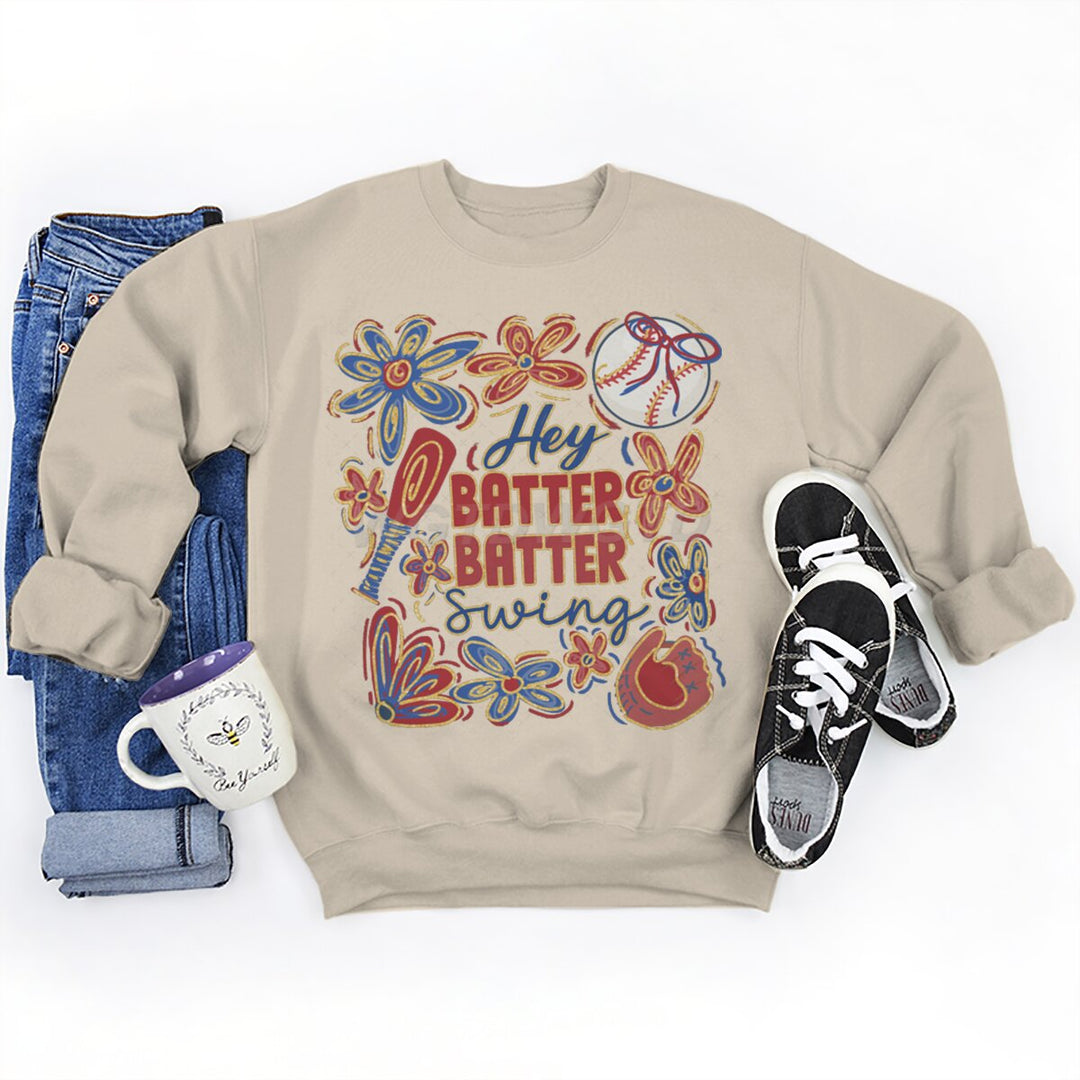 Sweatshirt femme avec motif de baseball créatif et coupe décontractée Chic & Stil