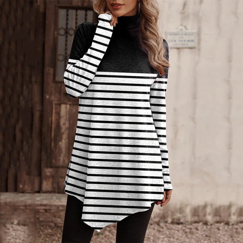 Ladies elegant and modern long T-shirt Lune London