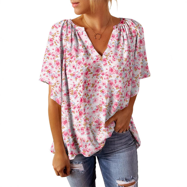 Women Lightweight Floral Pattern Blouse Lune London