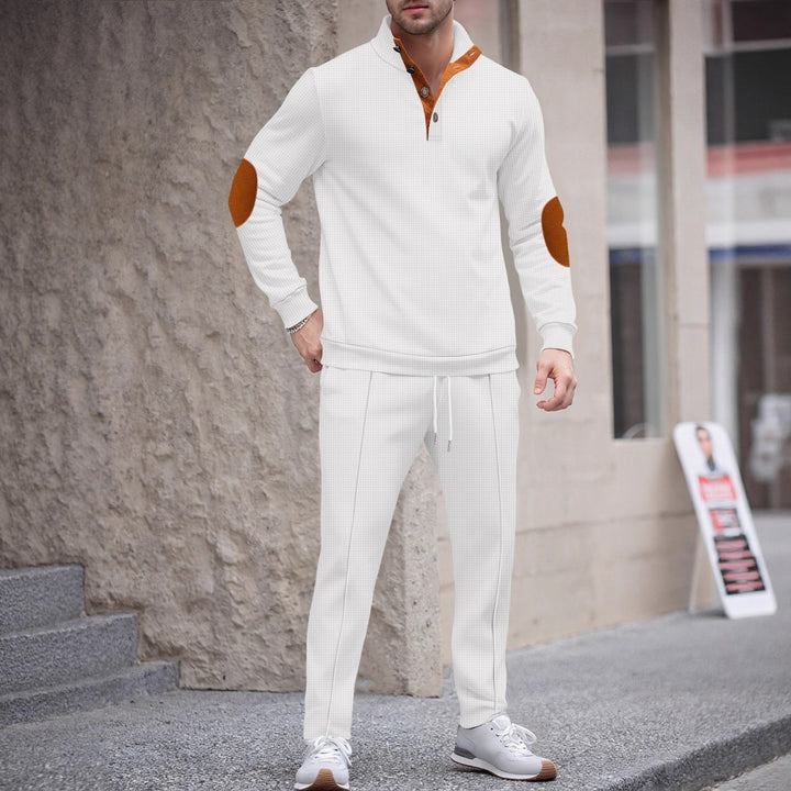 Men's sports set with modern collar and elegant applications Lune London