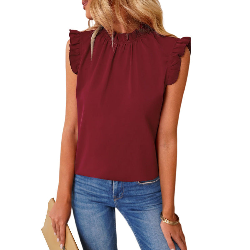 Ladies Elegant blouse with gathered detail Lune London