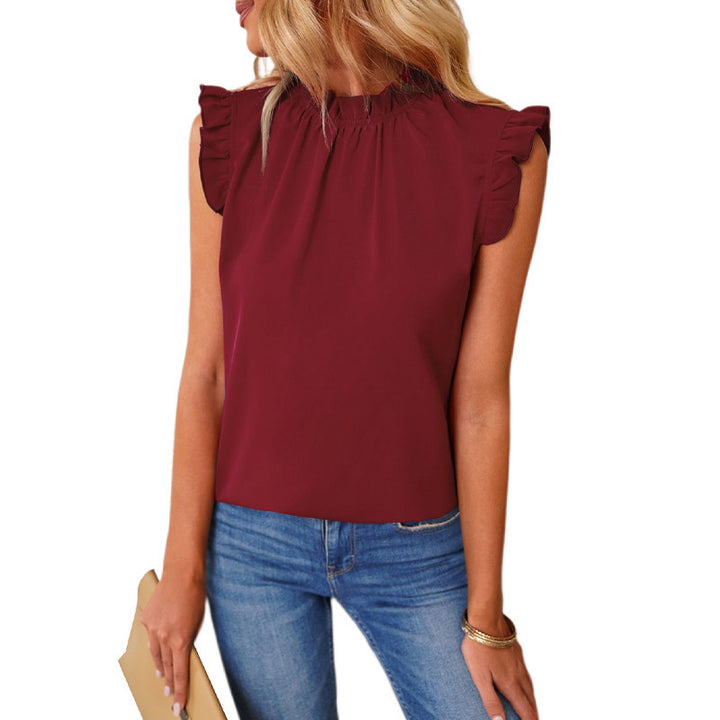 Ladies Elegant blouse with gathered detail Lune London