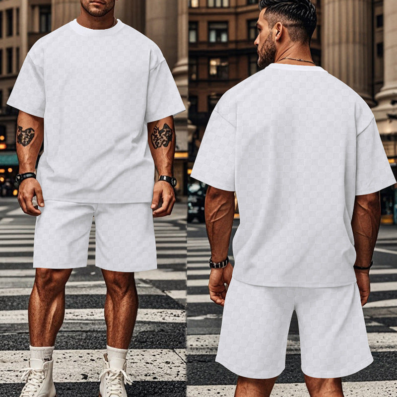 Casual set for men with oversized t-shirt and shorts Lune London