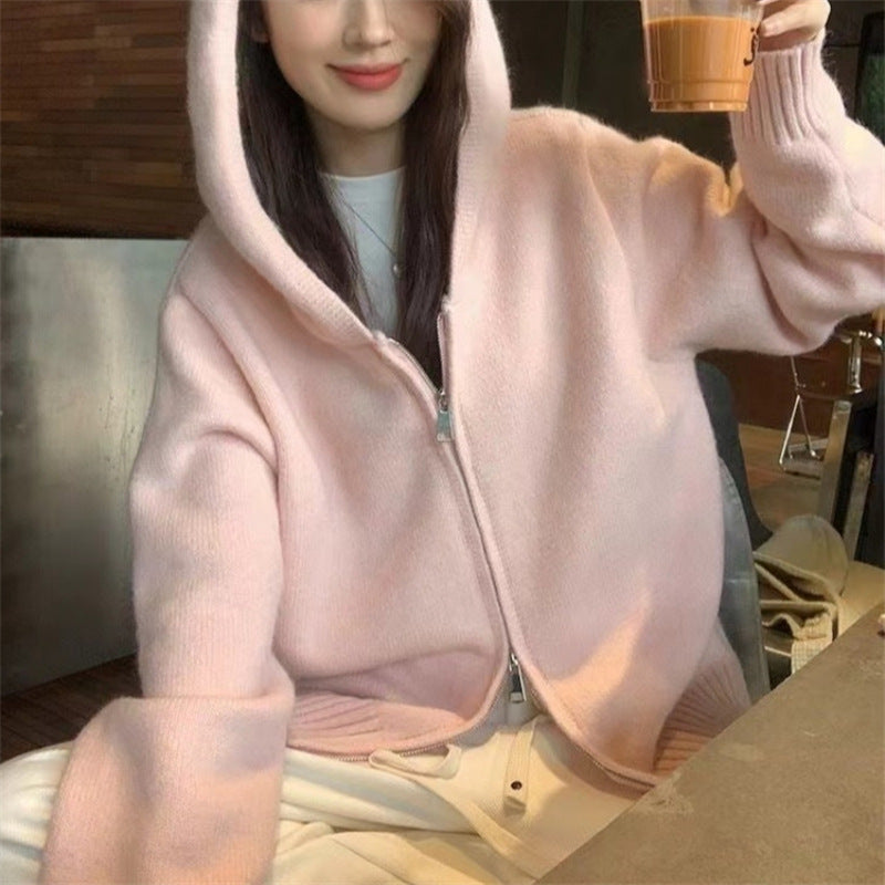 Cardigan pour femmes avec détails en cordon et coupe décontractée Chic & Stil