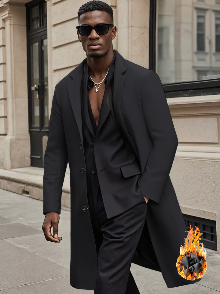Elegant and stylish long coat for men Lune London
