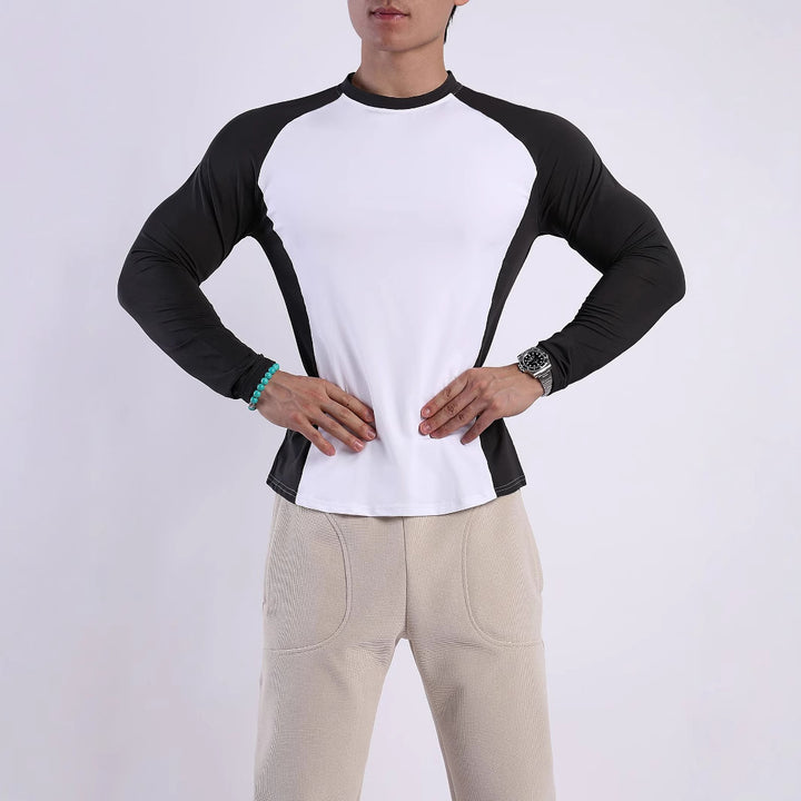 Long sleeve T-shirt for men with breathable inserts and ergonomic cut Lune London