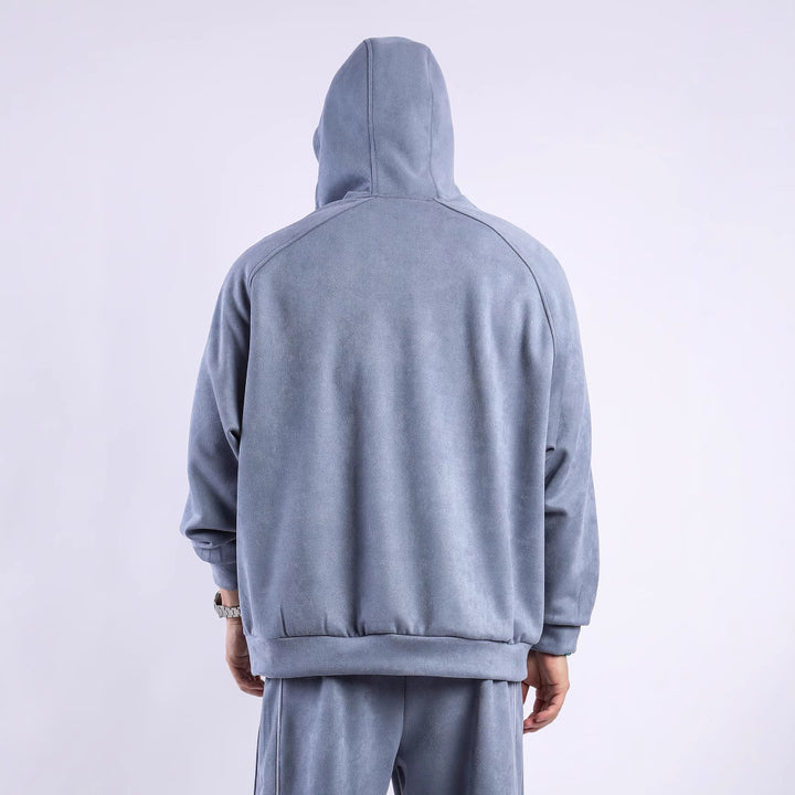 Ladies Fleece Hoodie with a practical zipper on the front and a comfortable fit Lune London