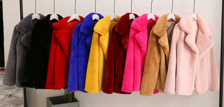 Ladies Flauscher Coat Lune London