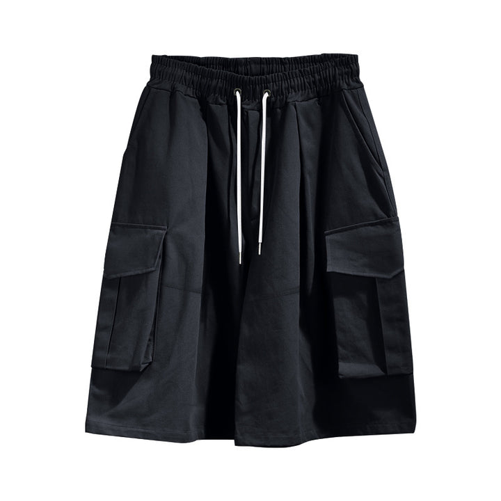 Shorts cargo pratiques pour femmes avec taille élastique et plusieurs poches Lune London