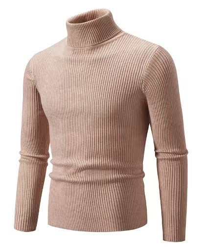Women’s turtleneck sweater with an elegant ribbed structure Lune London