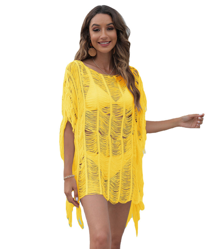 Women Bohemian Crochet Beach Cover-Up Lune London