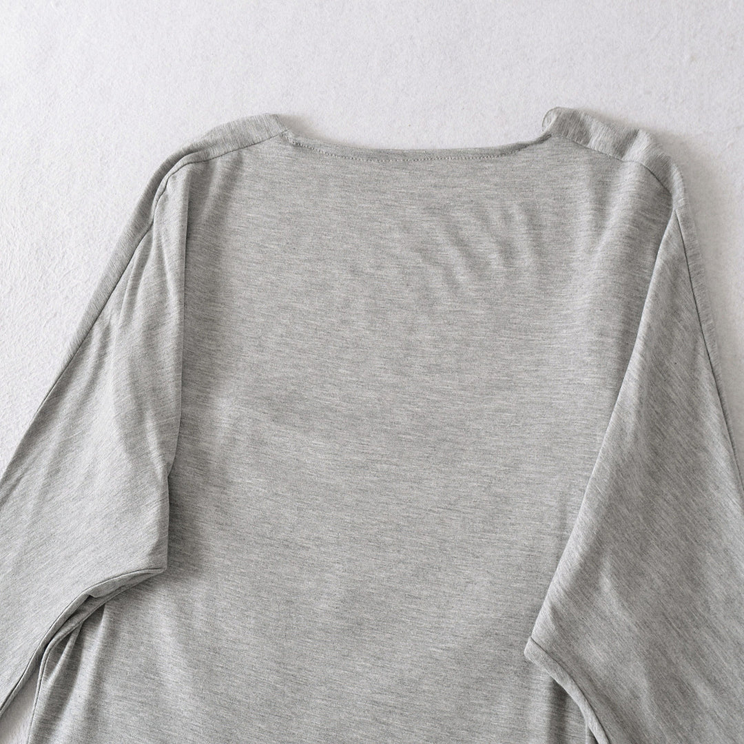 Casual long sleeve shirt for women with a refined draped design Lune London