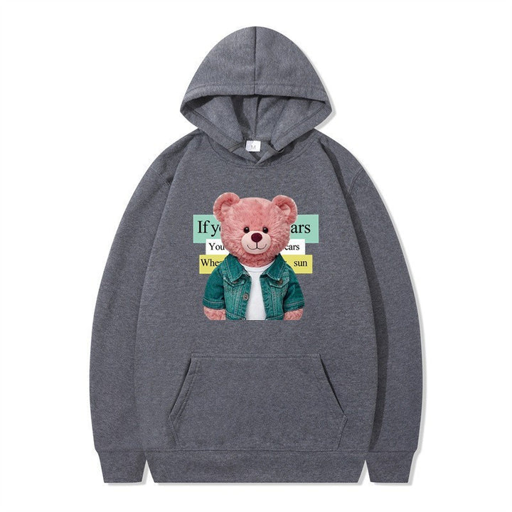 Women Hoodie with cute bear motif Chic & Stil