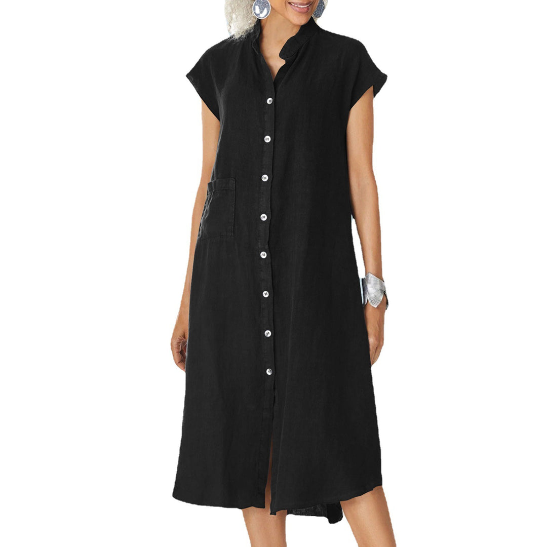 Shirt dress for women with functional pockets and airy cut Lune London