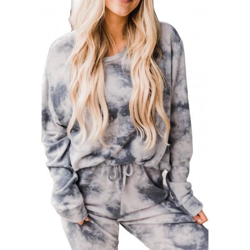 Leisure set for ladies with modern tie-dye design Lune London