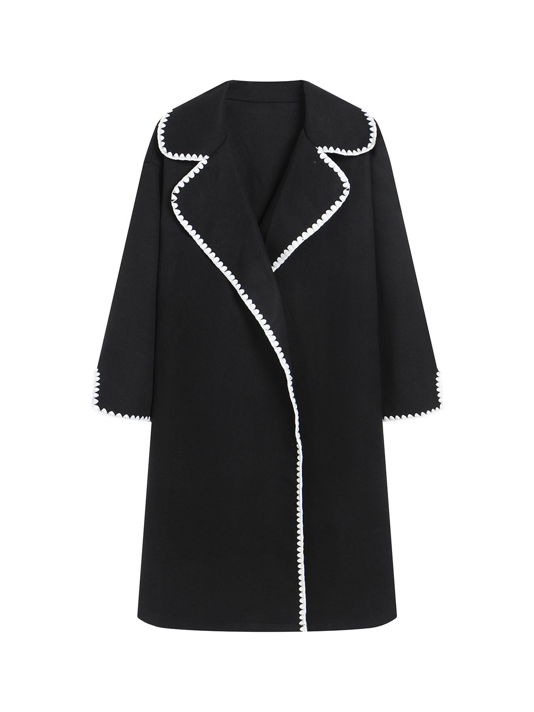 Women’s Trendy Transitional Blazer with Decorative Edges Lune London