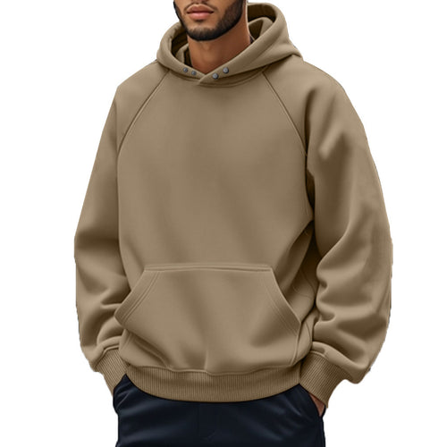 Comfortable hoodie for men with side pockets and kangaroo pocket Lune London
