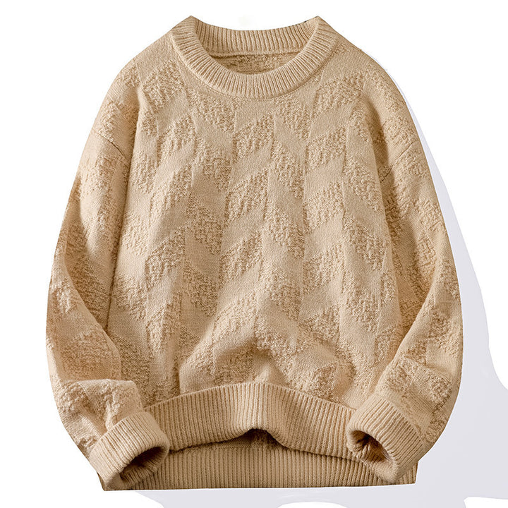 Knitted sweater for women with structured design Lune London
