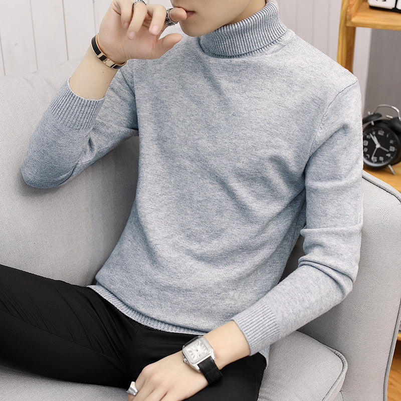 Turtleneck sweater with a fine structure for men Lune London