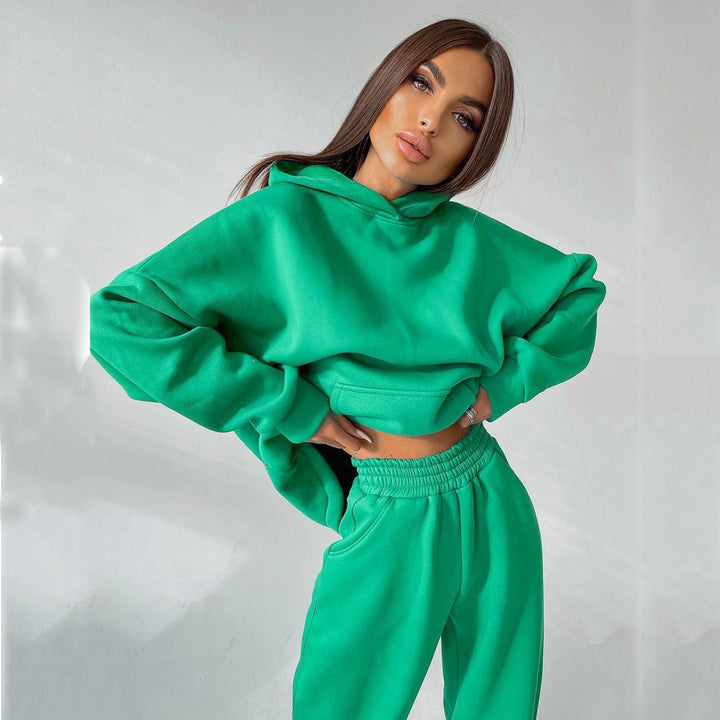 Oversized comfortable hoodie set and loose jogger pants Lune London