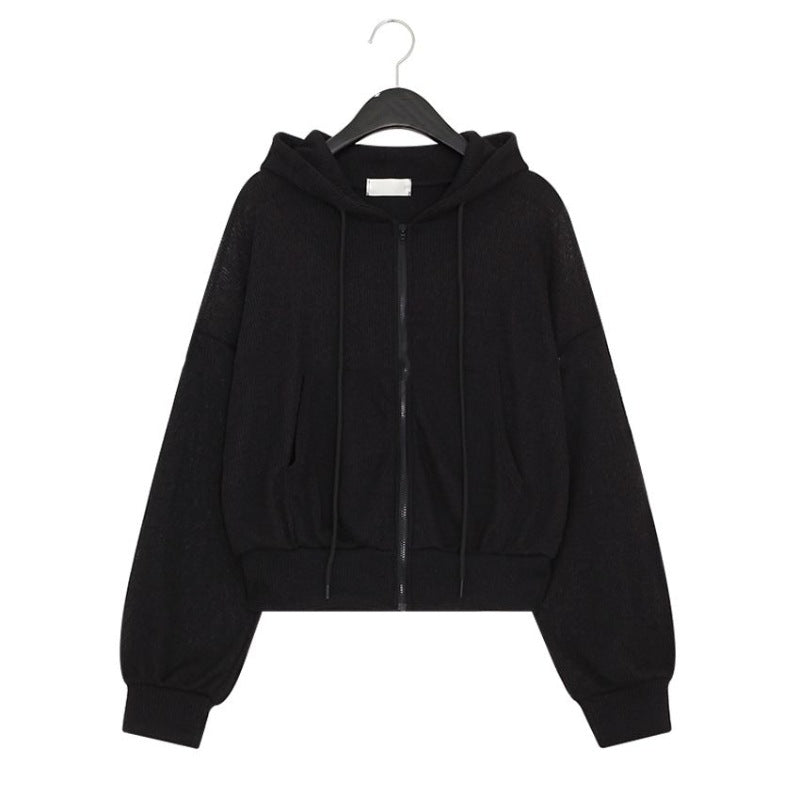 Women's sporty short jacket with full zip Chic & Stil