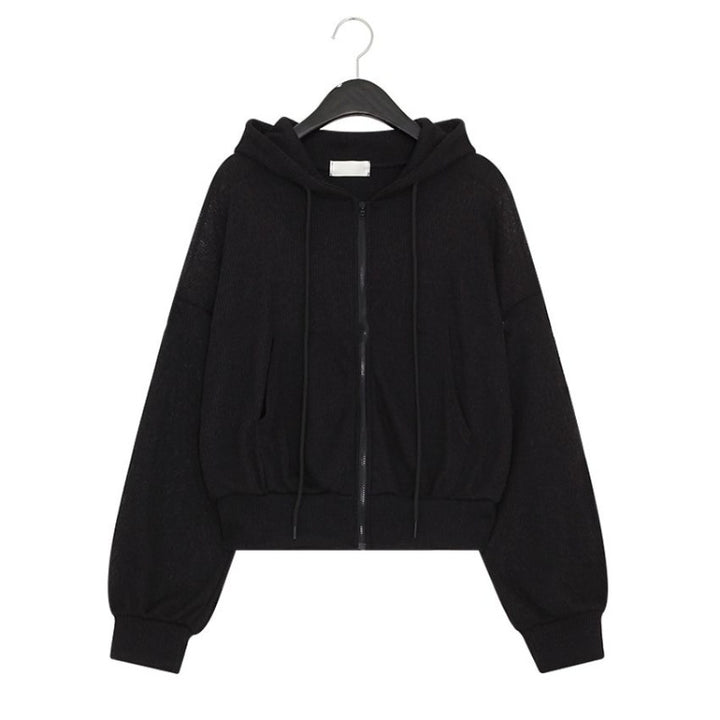 Women's sporty short jacket with full zip Chic & Stil