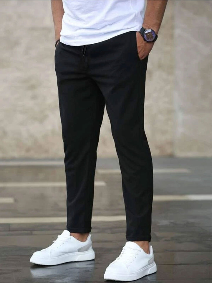 Casual chino pants for men with elastic waist Lune London