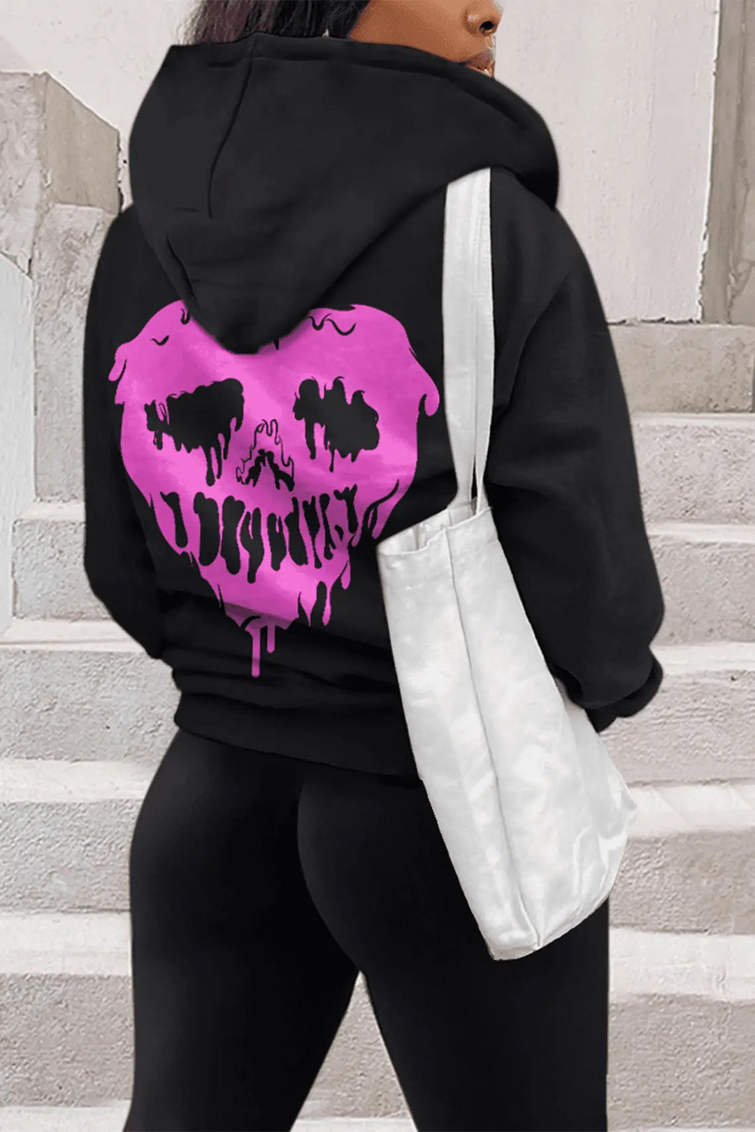 Men's hoodie with a unique skull design Lune London