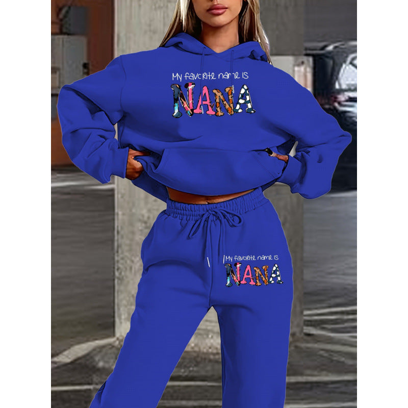Women's tracksuit with creative lettering and comfortable fit Lune London
